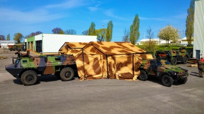 Tente militaire I-4S Innovation for shelter